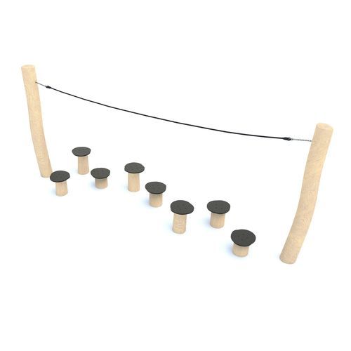 Parcour d'obstacles pour aire de jeux - 8116 - BUGLO Sp.zo.o. - pas à pas / d'extérieur