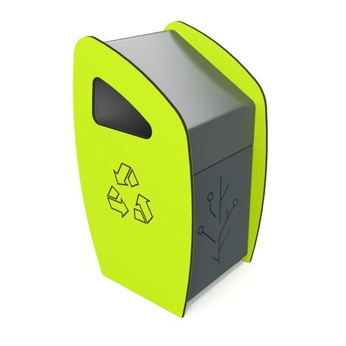 Poubelle publique - 6054 - BUGLO Sp.zo.o. - de tri sélectif / en métal / avec couvercle