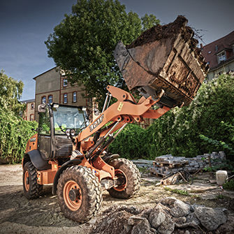 Chargeuse compacte à 4 roues directrices - 321F - Case Construction