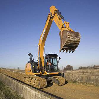 Pelle intermédiaire - CX160D  - Case Construction - sur chenilles / pour chantier / diesel