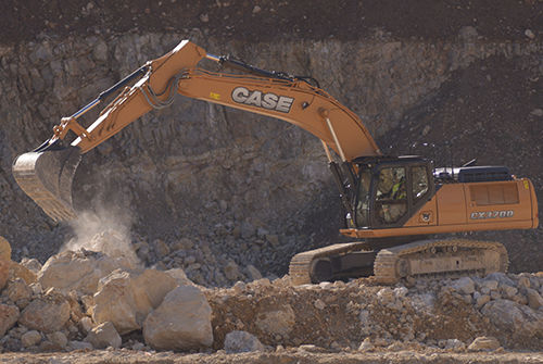 Pelle sur chenilles - CX370D - Case Construction - pour chantier / diesel / Tier 4