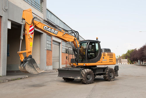 Pelle intermédiaire - WX168  - Case Construction - sur pneus / Tier 3 / pour chantier