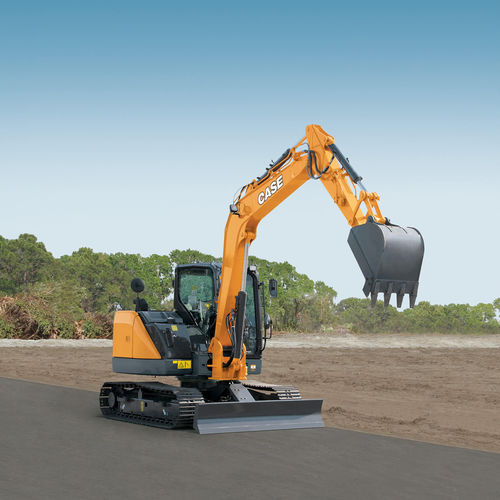 Pelle midi - CX80C MSR - Case Construction - sur chenilles / pour chantier / diesel