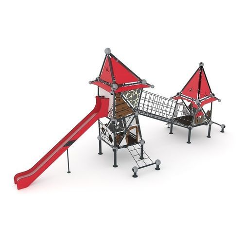 Structure de jeu pour aire de jeux - WITCH SERIES  - Cemer Kent Ekipmanlari San. Tic. Ltd. Sti - en métal / en corde / modulaire