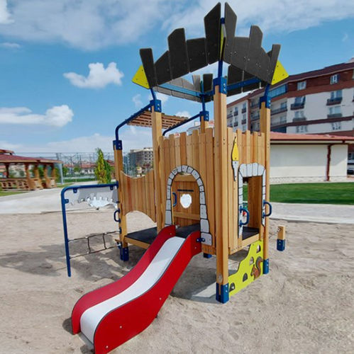 Cabane pour enfant pour aire de jeux - MGCS 101 - Cemer Kent Ekipmanlari San. Tic. Ltd. Sti - au sol