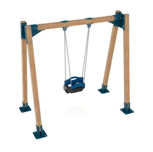 Balançoire en bois - MGCS 202 - Cemer Kent Ekipmanlari San. Tic. Ltd. Sti - pour parc de jeux