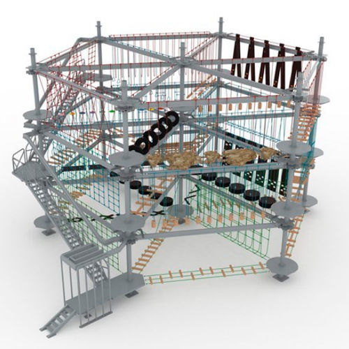 Parcour d'obstacles pour aire de jeux - XGRC Series  - Cemer Kent Ekipmanlari San. Tic. Ltd. Sti - roue / tunnel / passerelle