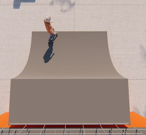 Rampe pour skatepark pour skatepark - SK 01 - Cemer Kent Ekipmanlari San. Tic. Ltd. Sti