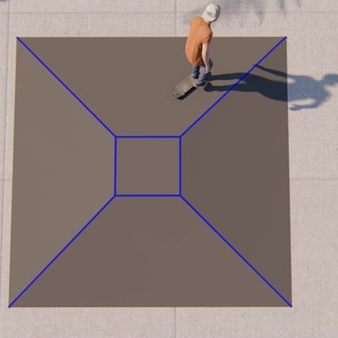 Demi-pyramide pour skatepark - SK 05 - Cemer Kent Ekipmanlari San. Tic. Ltd. Sti