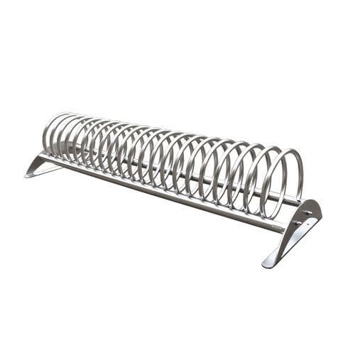 Range-vélo au sol - SPRING - VASART URBAN DESIGN - pour espace public / en inox / en métal peint
