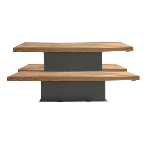 Table de pique-nique contemporaine - NAVY - VASART URBAN DESIGN - en bois / avec piètement en métal peint / rectangulaire