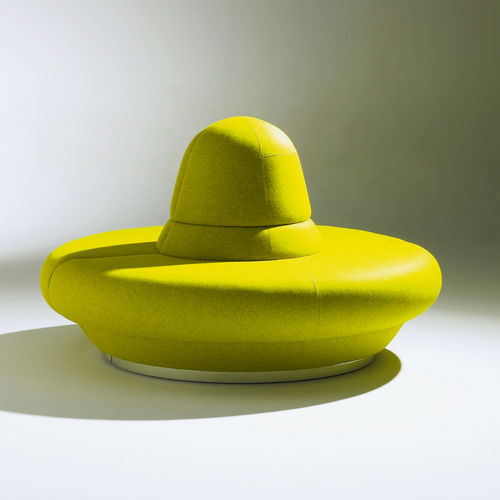 Banquette contemporaine - UFO - SOCA - en tissu / pour hôtel / pour restaurant