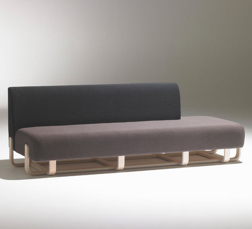 Banquette modulable - COUPLE - SOCA - contemporaine / en tissu / en simili cuir