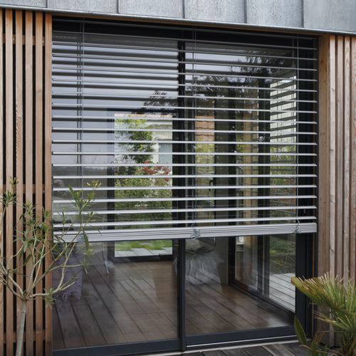 Brise-soleil en aluminium - AL 80B / AL90Z - FRANCIAFLEX - pour façade / pour fenêtre / horizontal