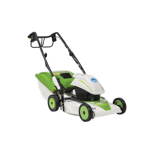 Tondeuse à gazon à conducteur marchant - DUOCUT 46 N-ERGY PACTS - Etesia S.A.S. - électrique sur batteries / ramasseuse