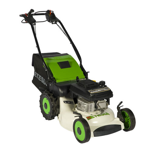 Tondeuse à gazon à conducteur marchant - PRO 53 LKX2 - Etesia S.A.S. - à essence / ramasseuse / pour les terrains en pente