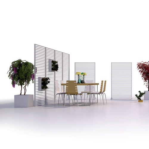 Brise-vue en panneau - SHAPE - UNOSIDER - en aluminium