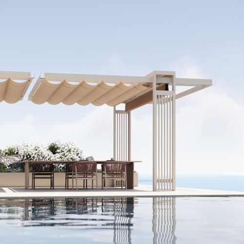 Gazebo en aluminium - BALANCE - UNOSIDER - toit en polycarbonate