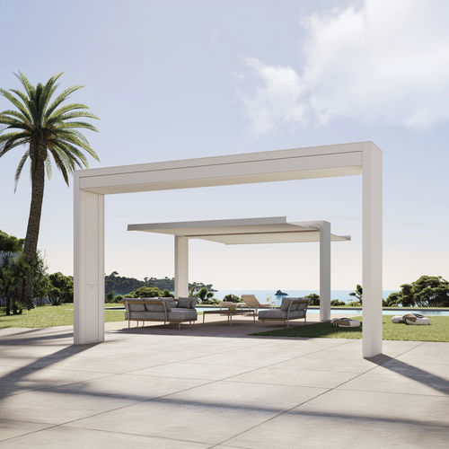 Store banne autoportant - GATE SHADE - UNOSIDER - rétractable / sur pied / motorisé
