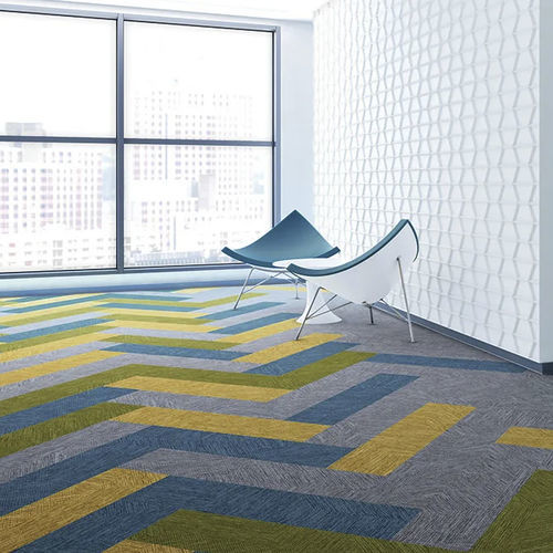 Moquette tuftée - FLOTEX PLANKS - Forbo Flooring Systems - en polyamide / pour le tertiaire / à motif