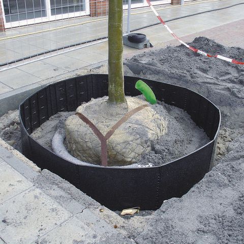 Barrière anti-racine en polypropylène - TREE GUIDE  - Greenmax - pour espace public / souple