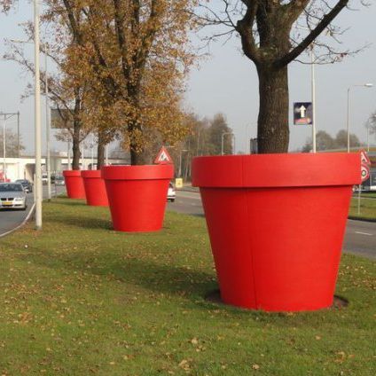 Jardinière en polystyrène - Greenmax - rectangulaire / carrée / circulaire