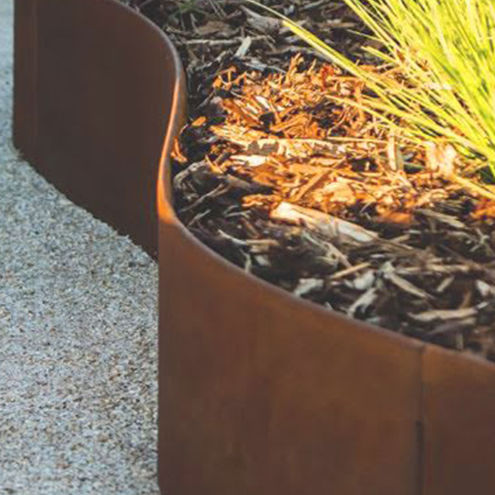 Bordure de jardin - Greenmax - en acier / courbée / droite