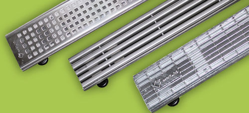 Grille de drainage en métal - AQUADRAIN® TM  - GUTJAHR Systemtechnik - pour terrasse