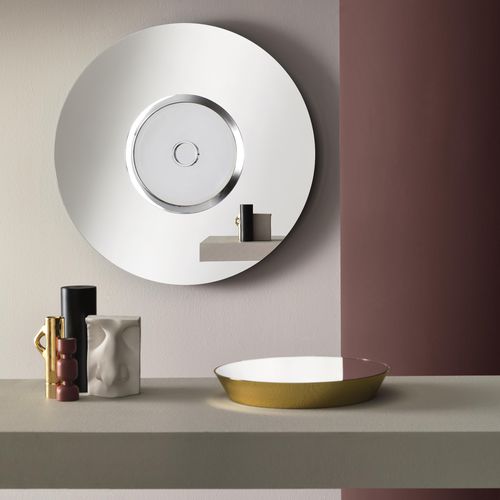 Miroir mural - OZMA - TONELLI Design - contemporain / rond / en métal