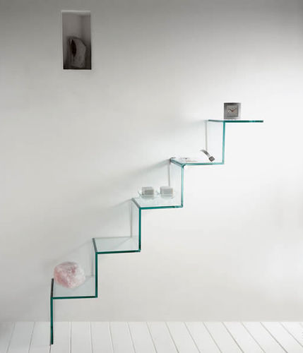 Étagère murale - SCALA DEL CIELO - TONELLI Design - design original / en verre
