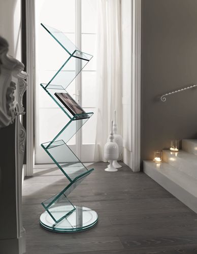 Étagère porte-revues - ALBERO - TONELLI Design - contemporaine / en verre