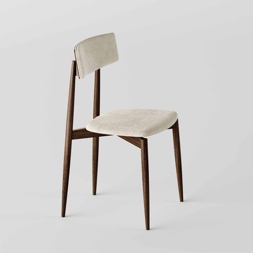 Chaise contemporaine - AW - TONELLI Design - d'intérieur / en tissu / en chêne