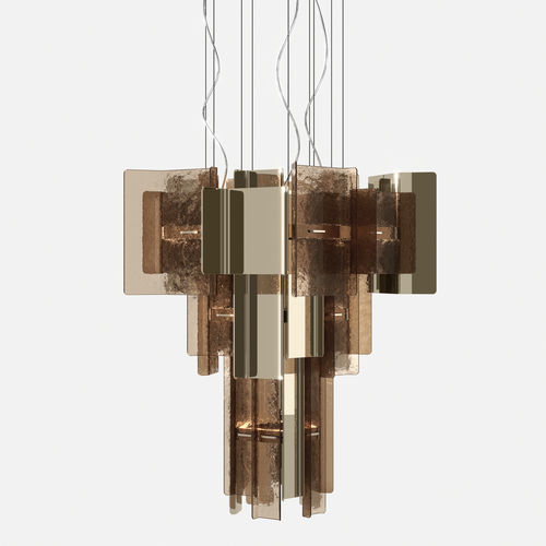 Suspension - CATHEDRAL - TONELLI Design - en métal / en verre / contemporaine