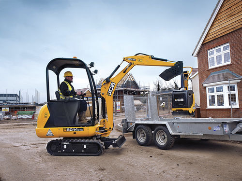 Pelle hydraulique mini - 8014 CTS - JCB Deutschland GmbH - sur chenilles