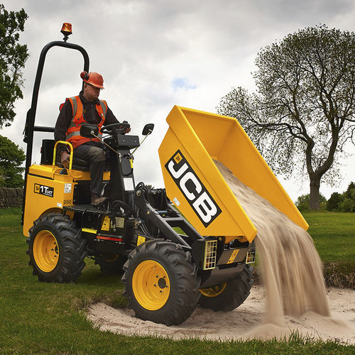 Dumper articulé - 1T - JCB Deutschland GmbH - sur pneus / Tier 1 / pour chantier