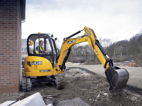 Pelle hydraulique mini - 8030 ZTS - JCB Deutschland GmbH - sur chenilles
