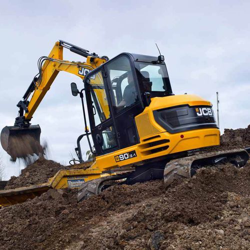 Pelle hydraulique mini - 90Z-1 - JCB Deutschland GmbH - sur chenilles / diesel