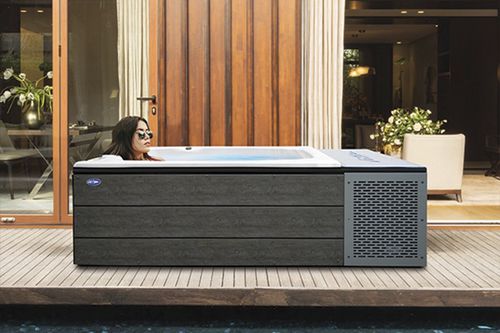Spa hors-sol - The Escape Chill - Cal Spas - rectangulaire / 1 place / en acrylique