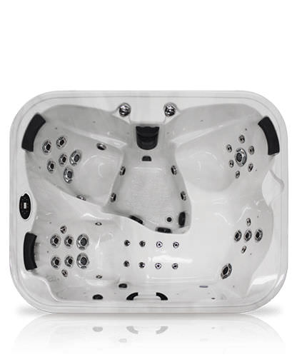 Spa hors-sol - TRADITIONAL : OMEGA - COAST SPAS - carré / 4 places / résidentiel