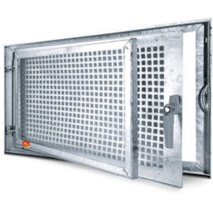 Fenêtre en acier galvanisé - MEALIT - MEA Water Management - MEA Bautechnik GmbH - battante / haute performance / à haute résistance
