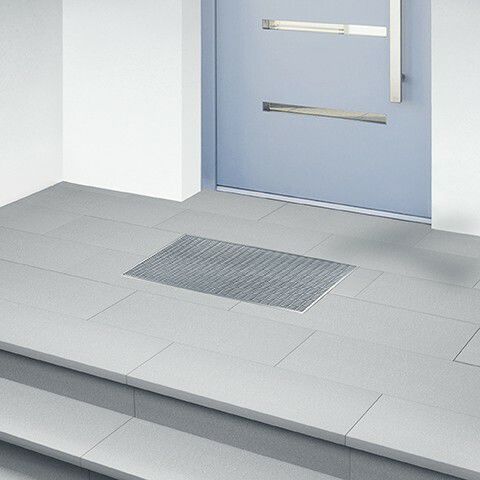 Tapis d'entrée professionnel - MEAGARD - MEA Water Management - MEA Bautechnik GmbH - résidentiel / en béton de résine / en acier galvanisé