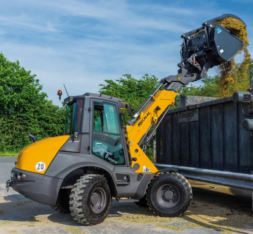 Chargeuse sur pneus - AT 1050 - MECALAC Baumaschinen GmbH - pour chantier / télescopique / pour chantier