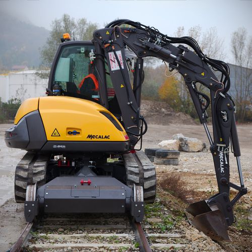 Pelle midi - 8MCR RR - MECALAC Baumaschinen GmbH - sur chenilles / de manutention / pour chantier