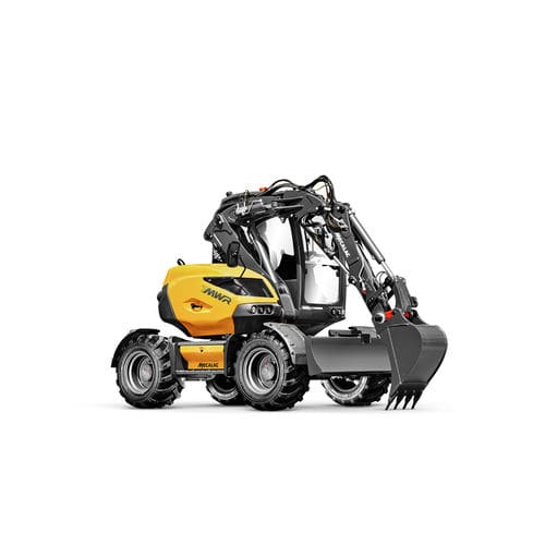 Pelle midi - 7MWR - MECALAC Baumaschinen GmbH - à roues / compacte / pivotante
