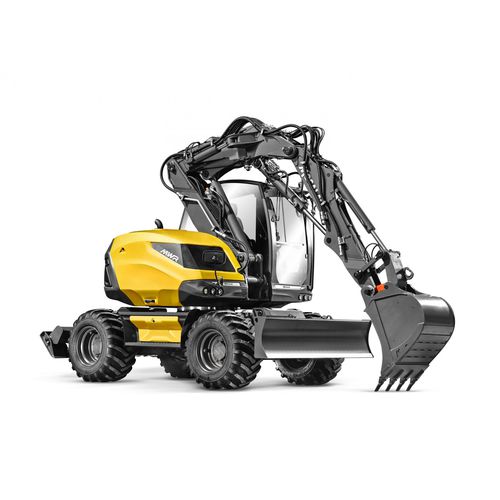 Pelle midi - 15MWR - MECALAC Baumaschinen GmbH - à roues / compacte / pivotante