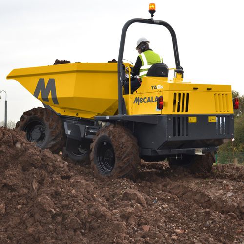 Dumper à déchargement frontal - TA9 - MECALAC Baumaschinen GmbH - à roues / diesel / pour chantier