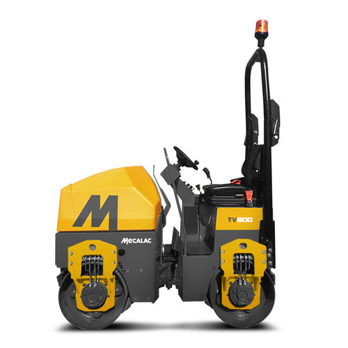 Rouleau compresseur tandem - TV800 - MECALAC Baumaschinen GmbH - vibrant / de sol