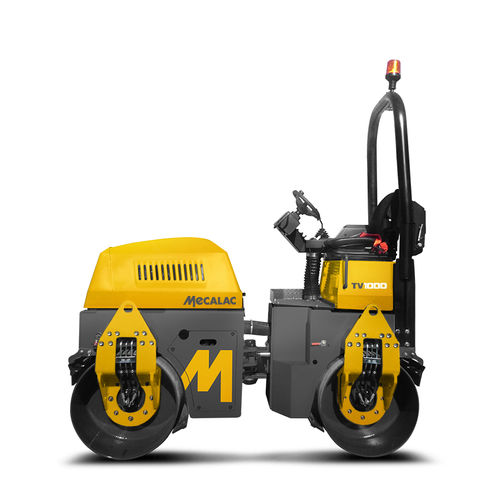 Rouleau compresseur tandem - TV1000 - MECALAC Baumaschinen GmbH - vibrant / de sol