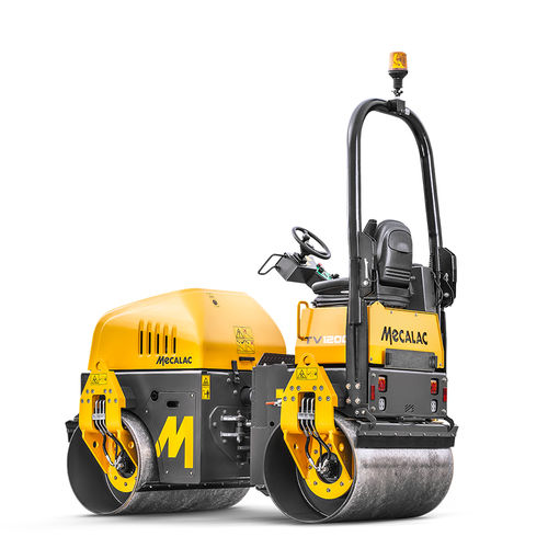 Rouleau compresseur tandem - TV1200 - MECALAC Baumaschinen GmbH - vibrant / de sol