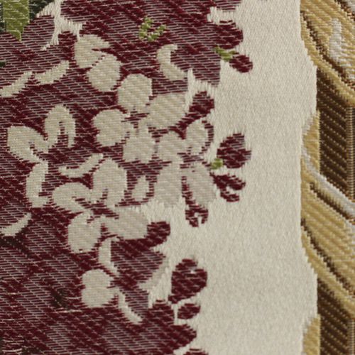 Tissu d'ameublement - BORDURE MAUREPAS  - LELIEVRE - pour rideaux / mural / à fleurs